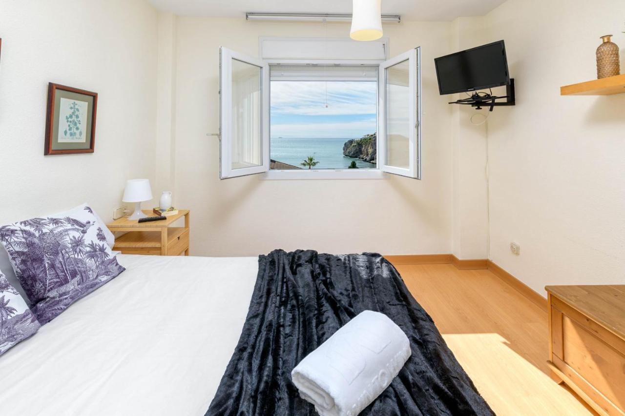 Wintowinrentals 1St Linea De Playa Vista Al Mar Y Piscina La Cala Del Moral Buitenkant foto